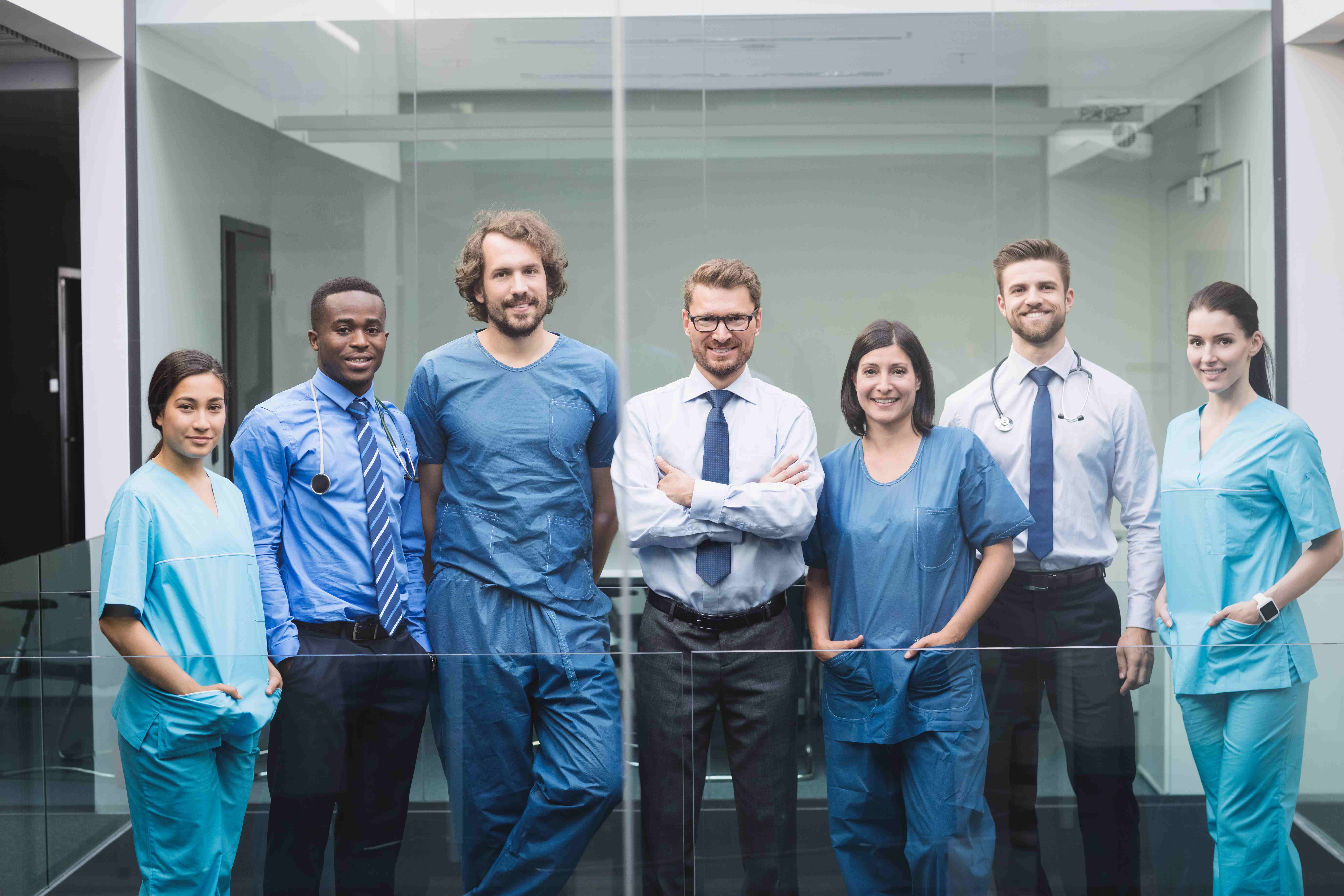 Professional healthcare team at OCHospitalBeds