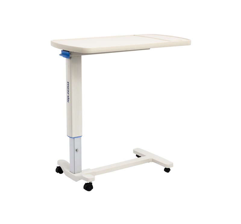 Adjustable overbed table